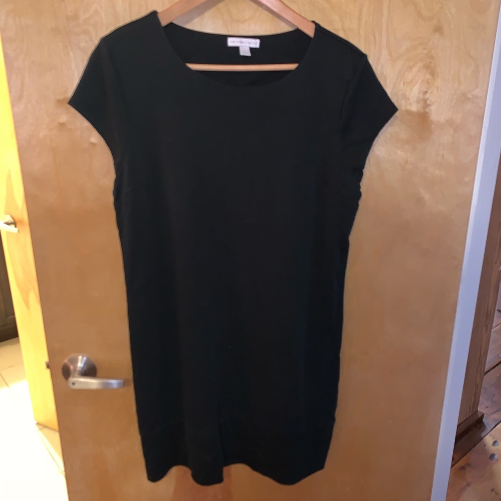 New York & Company Black T-Shirt Dress